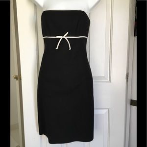 Laundry by Shelli Segal Black Strapless Dress